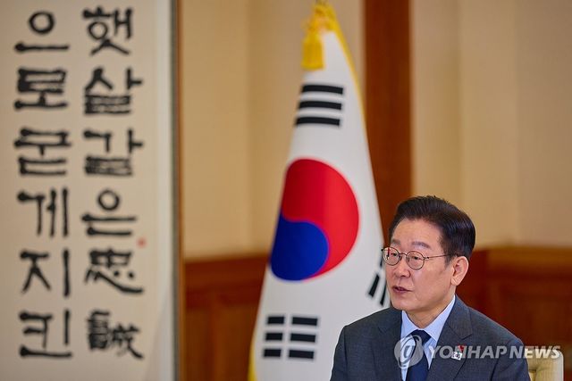 이재명 대통령, 일본 NHK와 인터뷰