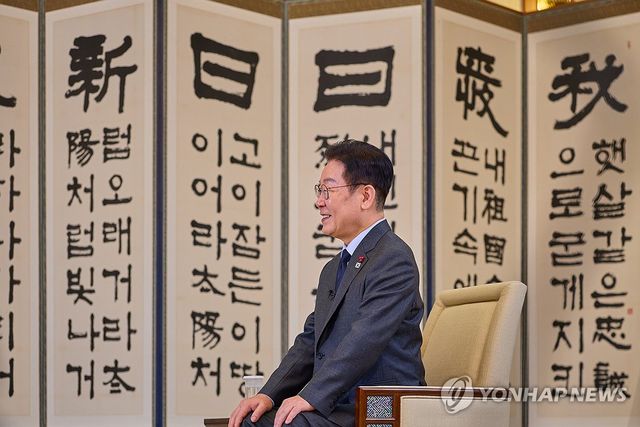 이재명 대통령, 일본 NHK와 인터뷰