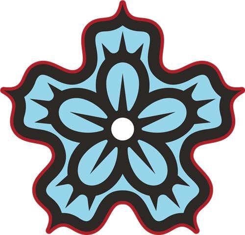 무궁화를 활용한 코리안 골프 클럽의 원형 엠블럼