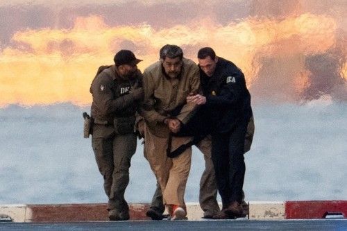 미국으로 압송되는 니콜라스 마두로 베네수엘라 대통령 