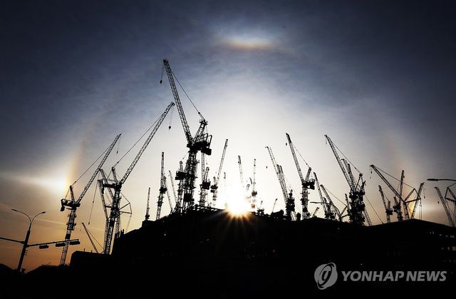 용인 반도체클러스터 위로 떠오르는 병오년 태양