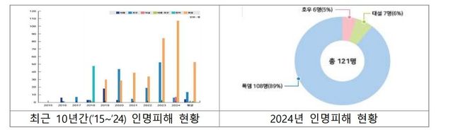 자연재난 인명피해 현황