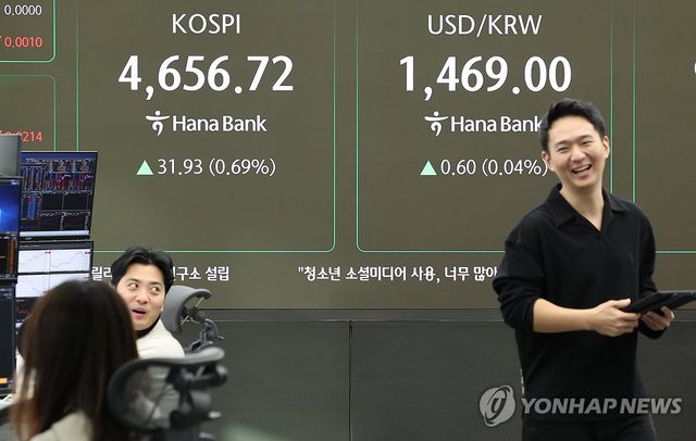 코스피, 장중 최고가 또 경신