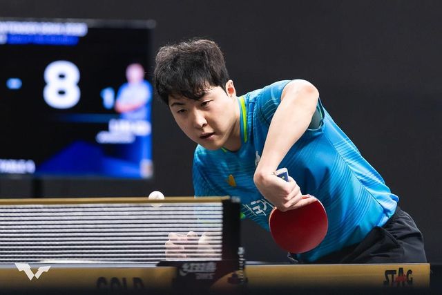 WTT 스타 컨텐더 도하 남자 단식 경기에 나선 임종훈