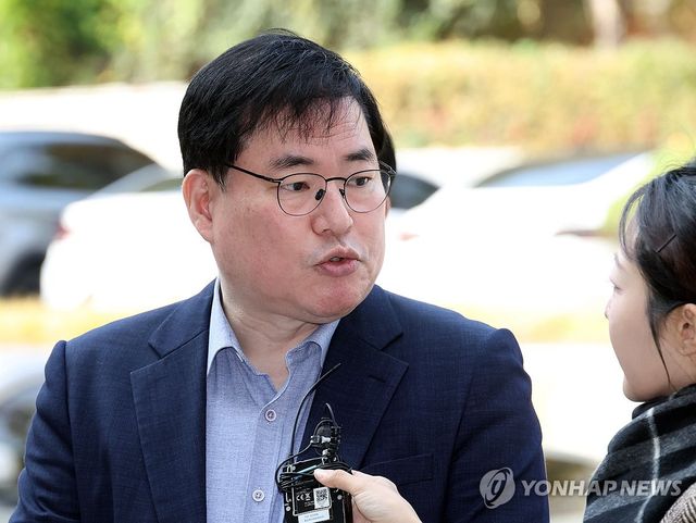 입장 밝히는 유동규 전 성남도시개발공사 기획본부장