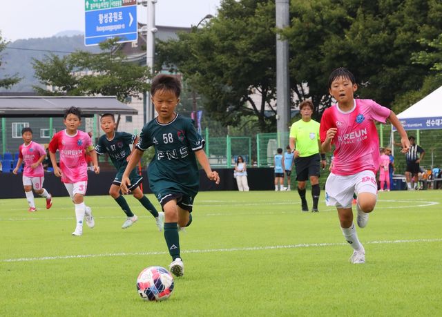 경주서 열린 유소년 축구경기대회