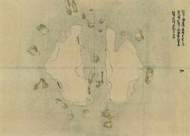 시마네현이 공개한 '마쓰시마 지도'