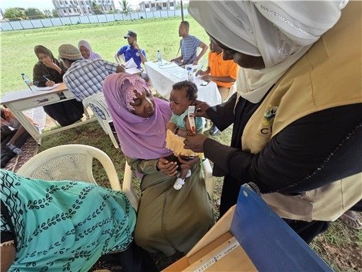 아동 소모증 및 저체중 검사를 통해 영양 평가 진행하는 굿피플