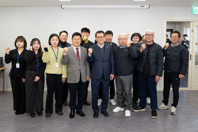 교통약자이동지원센터 방문한 김홍규 시장