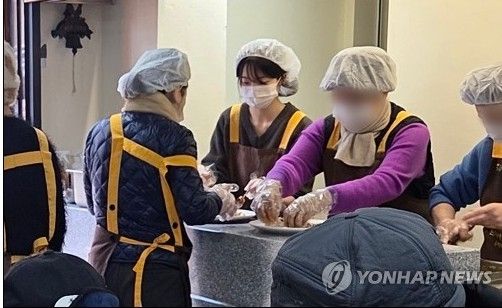 김치와 계란장 담기