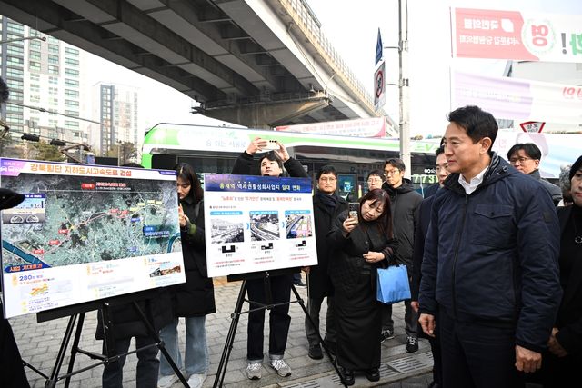 오세훈 시장, 강북횡단 지하고속도로 사업 계획 점검