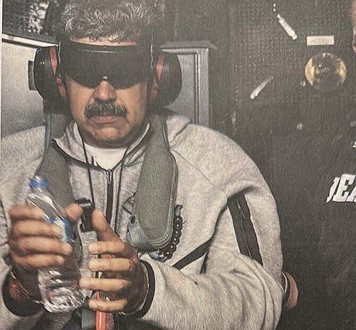 트럼프 미 대통령이 공개한 마두로 베네수엘라 대통령