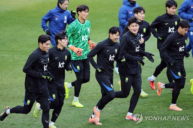 축구 대표팀 훈련