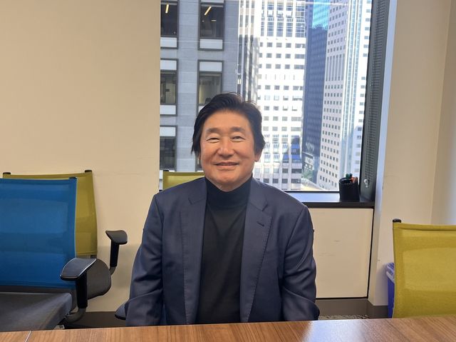 14일(현지시간) 미국 샌프란시스코에서 인터뷰하는 이상훈 ABL바이오 대표