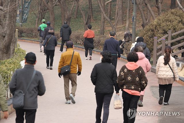 영상권 날씨에 즐기는 산책