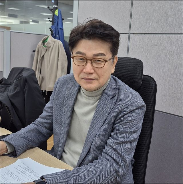연합뉴스와 [삶] 인터뷰 중인 김경록 전 고문