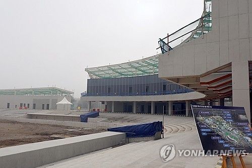 모습 드러낸 신축 전주야구장·육상경기장