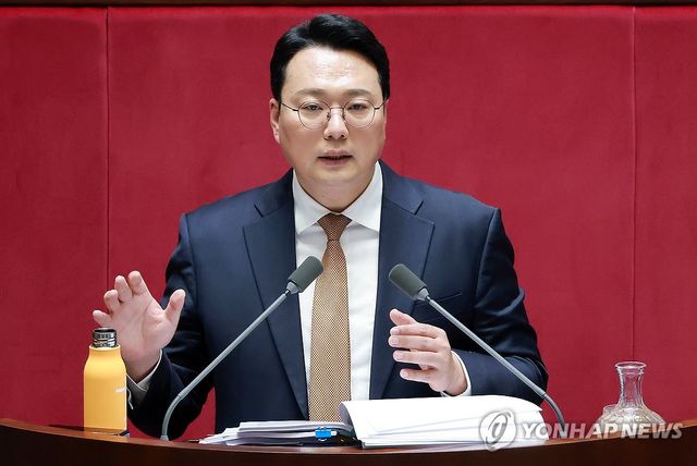 종합특검 반대 필리버스터 이어가는 천하람 원내대표