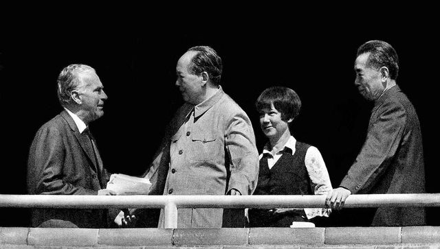 마오쩌둥과 저우언라이 