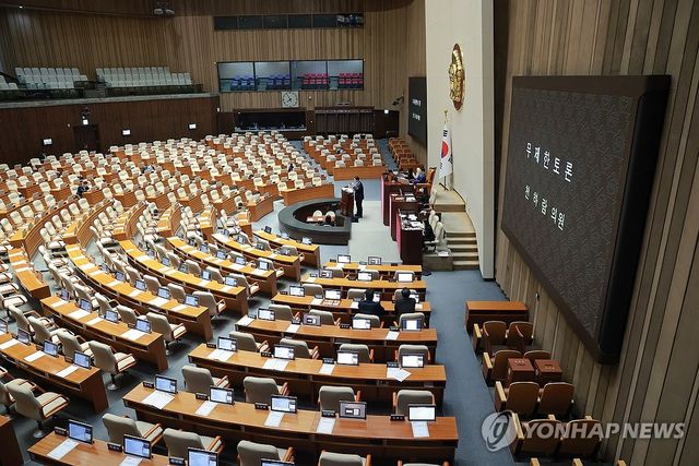 2차 종합특검 반대 필리버스터 이어가는 천하람 원내대표