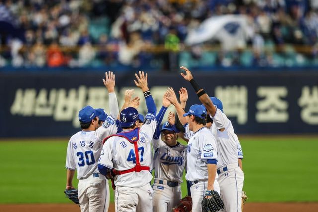 프로야구 삼성 라이온즈 선수단