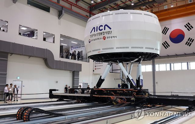 '모두의 AI 광주' 드라이빙 시뮬레이터 공개