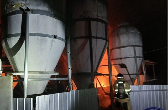 의성군 돈사 화재 현장