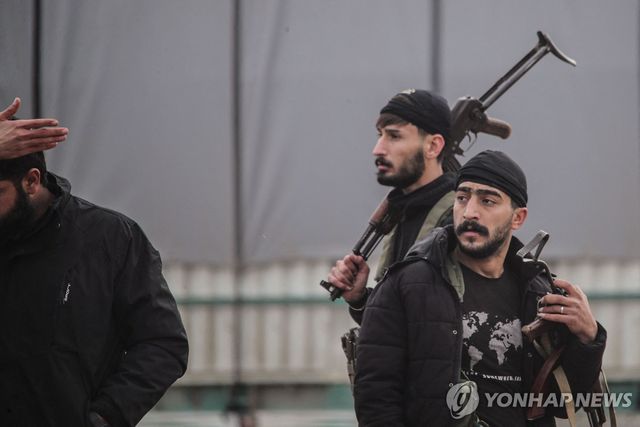 시리아의 쿠르드 민병대원들