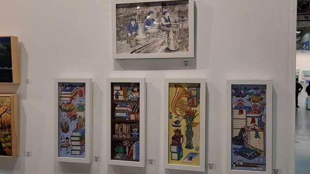 '제16회 광주국제아트페어'에 출품한 작품들