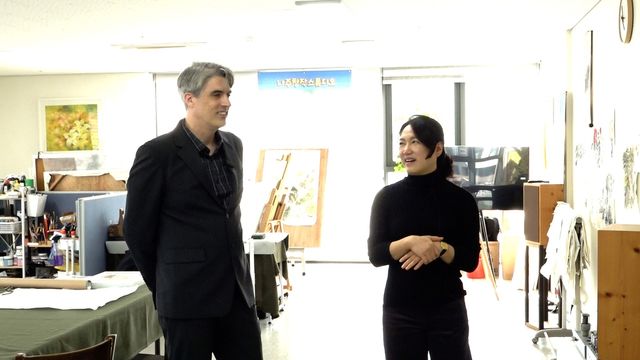 제임스 교수와 백은영 화가