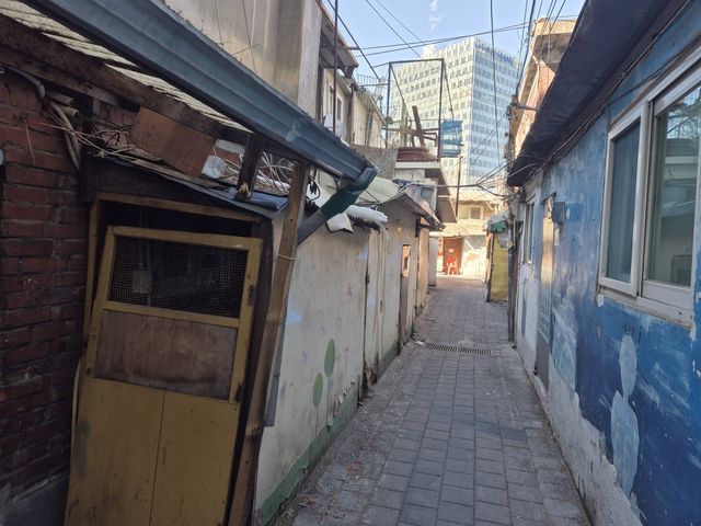 썰렁한 영등포 쪽방촌 골목