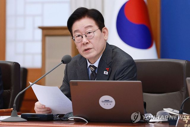 이재명 대통령, 국무회의 발언