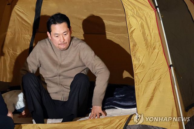 엿새째 단식하는 국민의힘 장동혁 대표