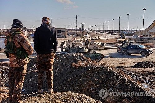 쿠르드무장조직 SDF 대원들