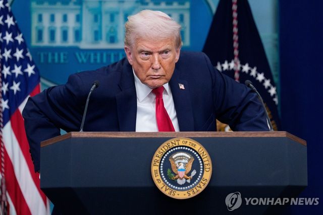 도널드 트럼프 미국 대통령