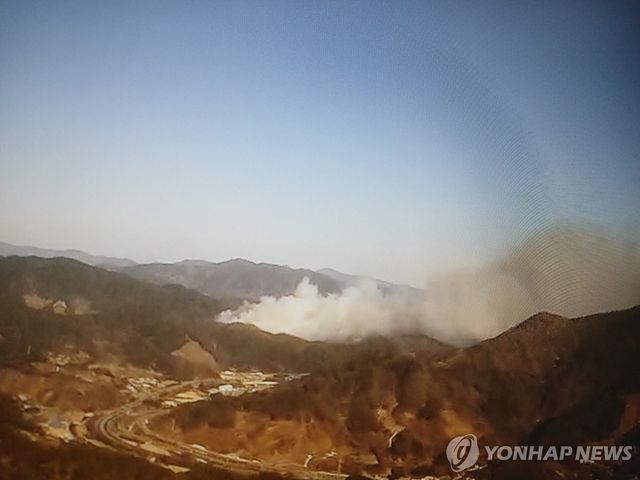 전남 광양 옥곡면서 산불
