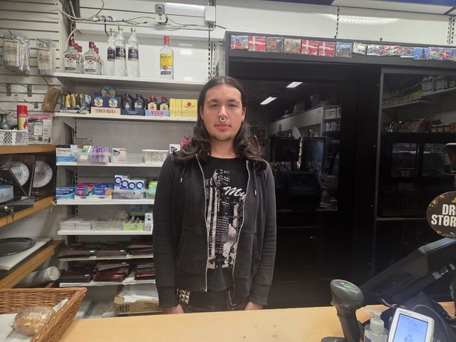 코펜하겐의 그린란드 청년