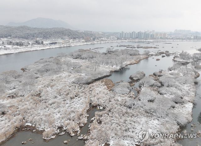 소양강 겨울 풍경