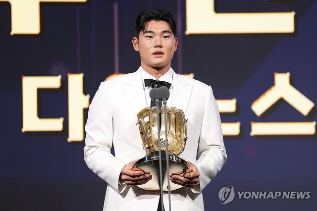 골든글러브 수상 소감 말하는 김주원