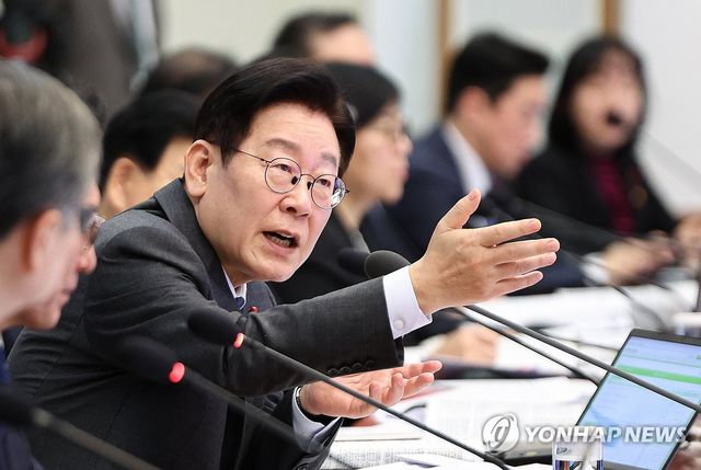 발언하는 이재명 대통령