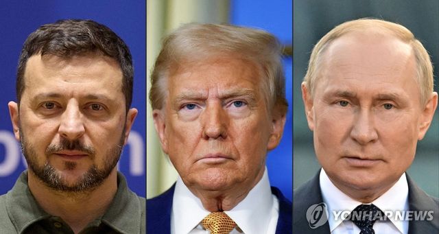 젤렌스키·트럼프·푸틴 대통령