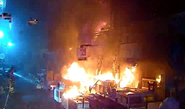 포항 구룡포읍 시장 화재