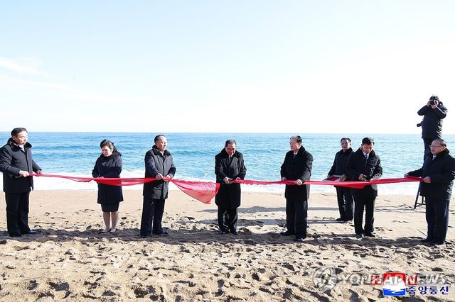 북한, 동해안에 염분진해안공원지구 준공