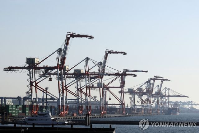 일본 도쿄 항구