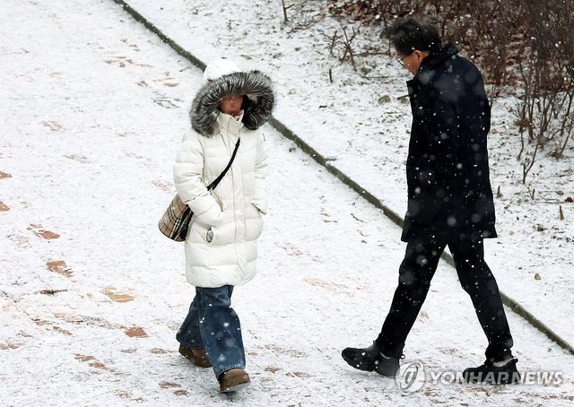 강추위에 눈까지