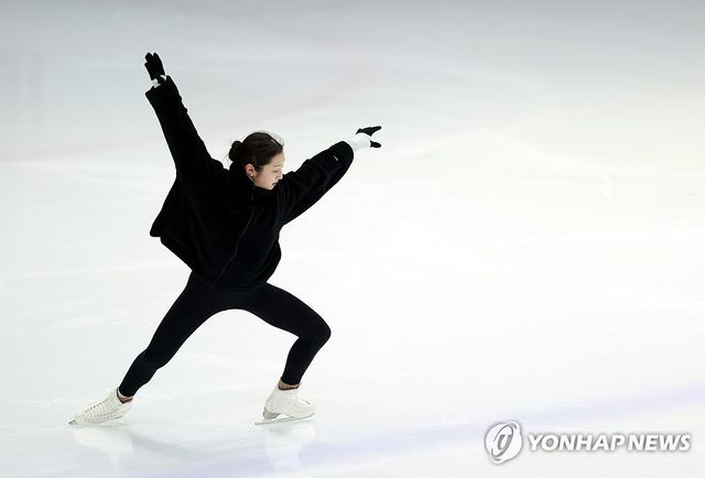 훈련하는 피겨 신지아