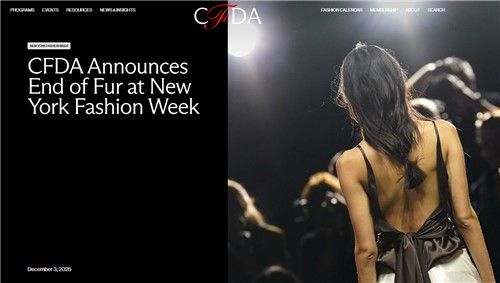 '퍼 프리'(fur free)를 선언한 미국 패션 디자이너 협회(CFDA)