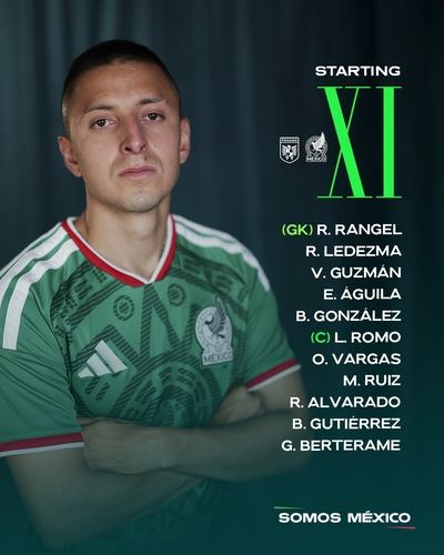 멕시코 축구대표팀의 파나마전 선발 출전 선수 명단.
