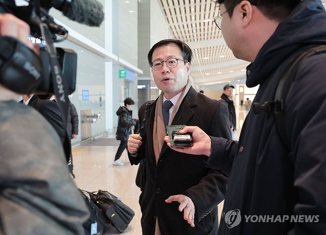 미국으로 출국하는 여한구 통상교섭본부장