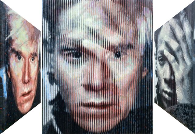 이영하 작 '앤디 워홀 & 장미셸 바스키아'